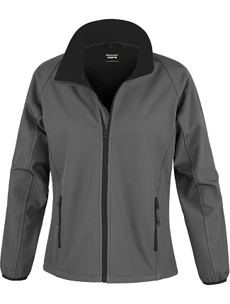 Result R 231F Dámská 2-vrstvá softshell bunda "Printable" 30.231F charcoal/black Result R 231F Dámská 2-vrstvá softshell bunda "Printable" 30.231F charcoal/black
