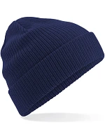 Beechfield B 50N Pletená čepice z bio bavlny 53.0050 oxford navy