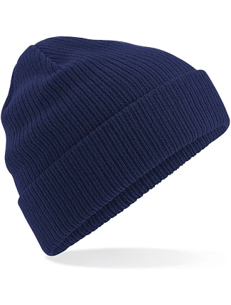 Beechfield B 50N Pletená čepice z bio bavlny 53.0050 oxford navy