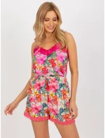 Šortky D73770M62233KB korálová barva