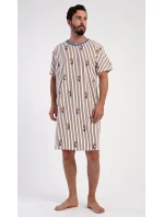 Pánská noční košile s krátkým rukávem Bear
