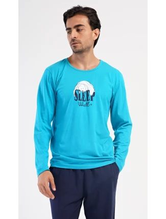 Pánské pyžamo dlouhé Sleep