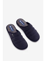 Pohodlná Pánská Domácí Obuv Pantofle Inblu 91000027 Tmavě Modrá