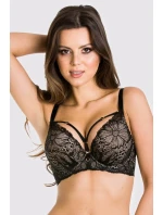 Dámská podprsenka JULIA PUSH 19167 černo/béžová - Mediolano Dámská podprsenka JULIA PUSH 19167 černo/béžová - Mediolano