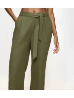 Dámské kalhoty Summer Wear Trousers - SAGE GREEN - zelené 00MM   - TRIUMPH