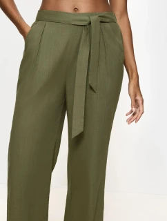 Dámské kalhoty Summer Wear Trousers - SAGE GREEN - zelené 00MM   - TRIUMPH