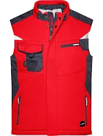 Daiber JN 825 Pracovní zimní softshellová vesta - Strong 02.0825 red/black Daiber JN 825 Pracovní zimní softshellová vesta - Strong 02.0825 red/black