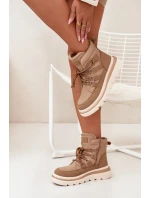 Dámské Botky Trapery Na Platformě Camel Liorae