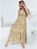 MISSBLOSSY zelené FashionStreet maxi šaty EY2619