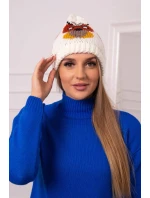 Dámská čepice Ofelia K349 ecru Dámská čepice Ofelia K349 ecru