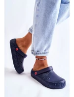 Dámské světlé pantofle Big Star II275002 námořnická modrá Dámské světlé pantofle Big Star II275002 námořnická modrá