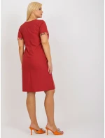 Šaty LK SK 506309.50 vínové