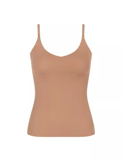 Dámský top ZERO Feel 2.0 Spaghetti Top - BROWN - hnědý 00CM - SLOGGI