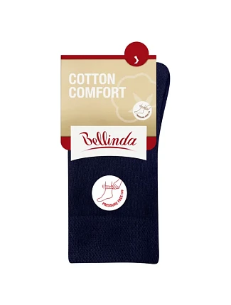 Dámské bavlněné ponožky s pohodlným lemem COTTON COMFORT SOCKS - BELLINDA - tmavě modrá Dámské bavlněné ponožky s pohodlným lemem COTTON COMFORT SOCKS - BELLINDA - tmavě modrá