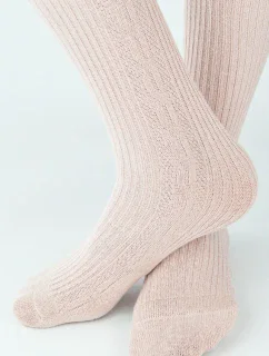 ŽEBROVANÉ KOSTKOVANÉ PUNČOCHÁČE RB011 0-2 ROKY