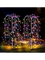 SOLÁRNÍ OHŇOSTROJ STROM LAMPA VÍCEBAREVNÝ 72CM 120 VEDL