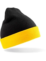 Result Headwear RC 930X Pletená čepice "Black Compass" 28.930X black/yellow