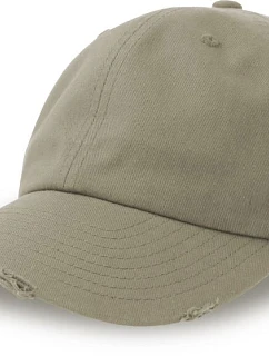 Atlantis Headwear Dad Hat Destroyed-S 6 panelová baseballová kšiltovka 33.0243 grey