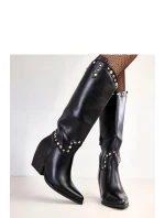 Kozačky na podpatku  model 219648 Solea