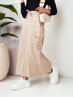 MERSALS světle béžová maxi sukně FashionStreet CY0446