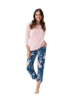 Dámské pyžamo Luna 397 3/4 3XL Dámské pyžamo Luna 397 3/4 3XL