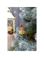 VÁNOČNÍ PŘÍVĚSEK ANDĚL ZLATÝ 7CM