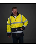 Yoko HVP 302 Hi-Vis Parka 79.P302 hi vis yellow/navy Yoko HVP 302 Hi-Vis Parka 79.P302 hi vis yellow/navy