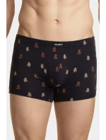 Pánské boxerky ATLANTIC 2Pack - tmavě modrá/modrá Pánské boxerky ATLANTIC 2Pack - tmavě modrá/modrá