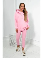 Sada mikiny, topu a legín 24349 světle růžová -Kesi Sada mikiny, topu a legín 24349 světle růžová -Kesi