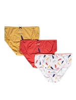 Dámské kalhotky BIKINI L-122BIB-38 3-pack žluto-oranž - Lama Dámské kalhotky BIKINI L-122BIB-38 3-pack žluto-oranž - Lama
