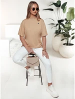 MILOV dámské tričko béžové FashionStreet RY2547