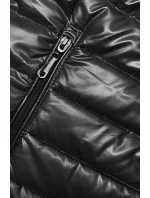 Černá prošívaná dámská bunda se stojáčkem (16M9110-392) Černá prošívaná dámská bunda se stojáčkem (16M9110-392)