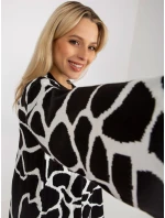 Svetr RV SW 14276.09X bílá černá Svetr RV SW 14276.09X bílá černá