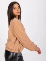 Dámská bunda RV-KR-006.16 béžová - FPrice Dámská bunda RV-KR-006.16 béžová - FPrice