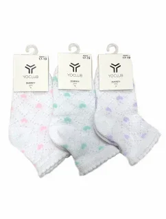 YOCLUB SKL-0014 Ažurové ponožky 0-9 měsíců