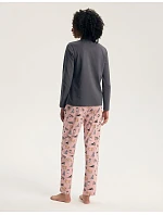 Dámské pyžamo Henderson 45419 Ginni, dlouhé rukávy, velikosti S–3XL Dámské pyžamo Henderson 45419 Ginni, dlouhé rukávy, velikosti S–3XL