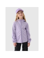 Dívčí softshellová větruodolná bunda 4F Junior 4FJWAW24TSOFF261-51S s membránou neodry 5000
