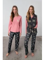 Vamp - Dámský pyžamový set s vestou 17927 - Vamp Vamp - Dámský pyžamový set s vestou 17927 - Vamp