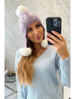 Dámská klapka na uši Balbina K381 světle fialová