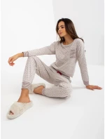 Pyžamo BR PI 9114 světle béžové