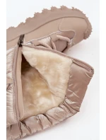 Dámské sněhule z přírodního semiše Lee Cooper – camel