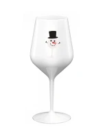 SNĚHULÁČEK - bílá nerozbitná sklenice na víno 470 ml SNĚHULÁČEK - bílá nerozbitná sklenice na víno 470 ml