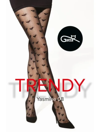 YASMINE - 08 SÍŤOVANÉ PUNČOCHÁČE