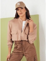 VERPI béžová dámská bunda typu bomber FashionStreet TY4297