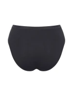 Dámské kalhotky GO Daily Cotton Tai 3P - BLACK - černé 0004 - SLOGGI