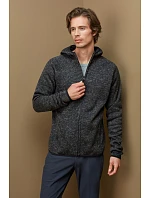 Stedman Lux Knit Fleece Jacket Men Pánská pletená fleecová bunda s kapucí 05.5460 scarlet red heather