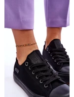 Dámské nízké Materiál tenisky Big Star KK274009 Černá