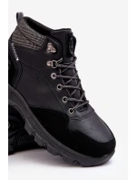 Mužské trekové boty Trapery šněrované černé Salomene