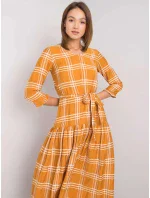 Dámské šaty 508074.39P tmavě žlutá - Lakerta