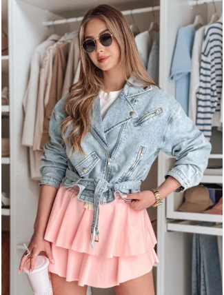 FALBELA mini sukně s volánky růžová FashionStreet CY0492